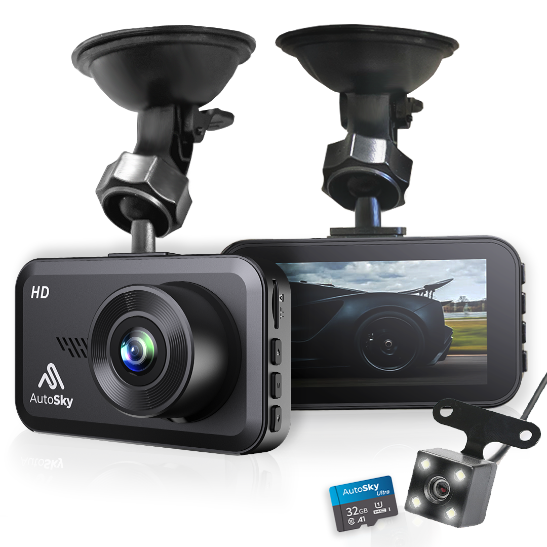 1080p HD Dash Cam Front and Rear